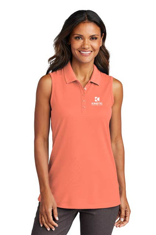 Port Authority® Women's Dry Zone® UV Micro-Mesh Sleeveless Polo