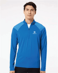 Adidas - Shoulder Stripe Quarter-Zip Pullover