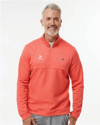 Adidas - Ultimate365 Textured Quarter-Zip Pullover