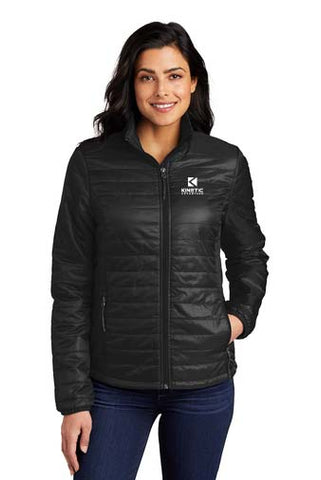 Ladies Packable Puffy Jacket