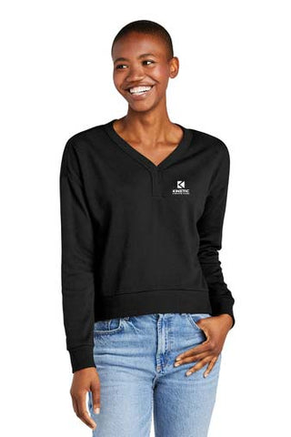 District® Women’s Perfect Tri® Fleece V-Neck Sweatshirt