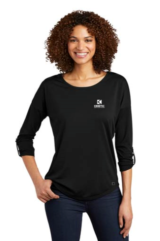 Ladies Gravitate Scoop 3/4-Sleeve