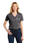 Ladies Shadow Stripe Polo