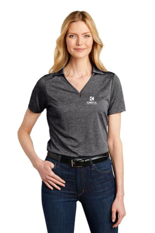 Ladies Shadow Stripe Polo