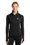 Ladies Sport-Wick® Stretch 1/2-Zip Pullover