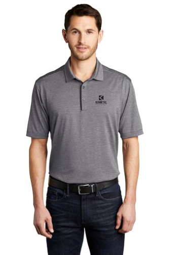 Westport Lifestyle Shadow Stripe Performance Polo Knit Shirt