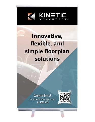 Kinetic Table Top Banner